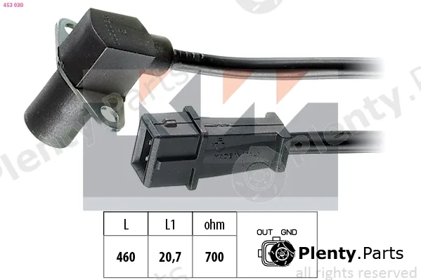 KW 453030 — Sensor, crankshaft pulse Made in Italy - OE Equivalent