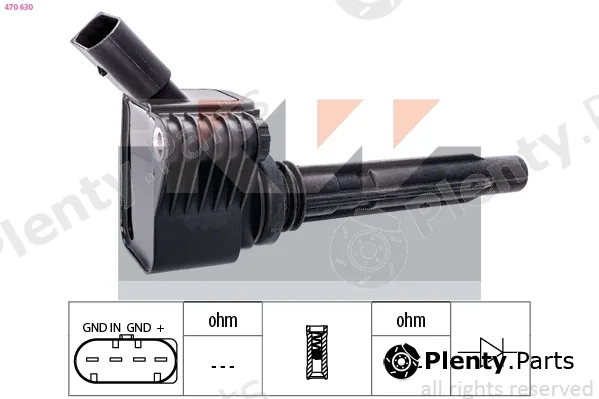 KW 470630 — Ignition Coil Made in Italy - OE Equivalent