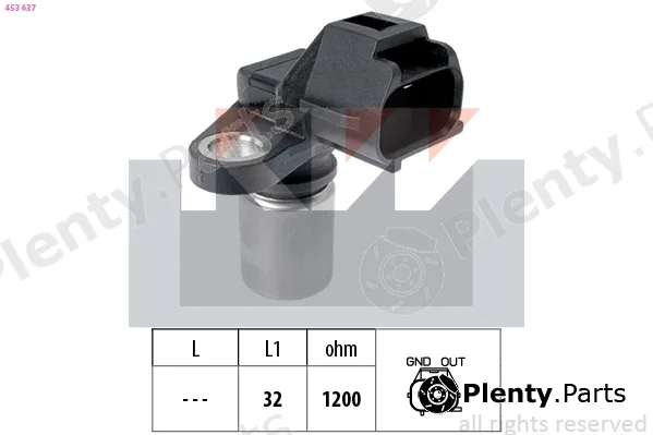 KW 453637 — Sensor, camshaft position Made in Italy - OE Equivalent