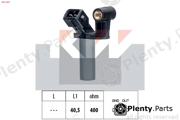 KW 453307 — Sensor, crankshaft pulse Made in Italy - OE Equivalent