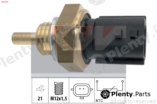 KW 530341 — Sensor, coolant temperature Made in Italy - OE Equivalent