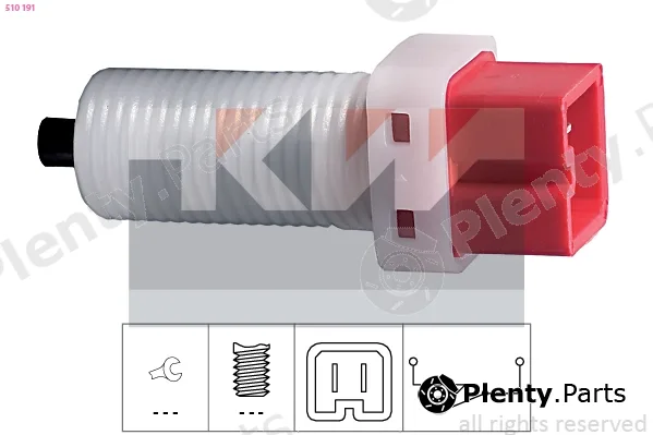 KW 510191 — Stop Light Switch Made in Italy - OE Equivalent