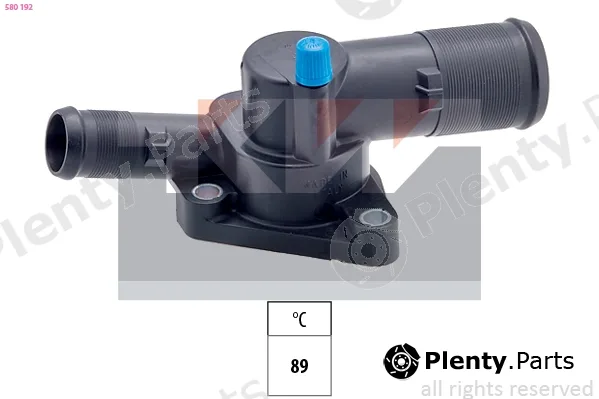 KW 580192 — Thermostat, coolant Made in Italy - OE Equivalent