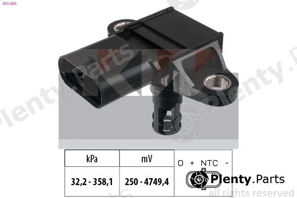 KW 493400 — Air Pressure Sensor, altitude adaption Made in Italy - OE Equivalent