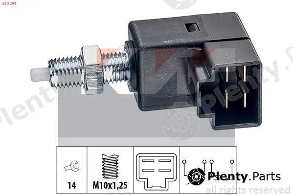 KW 510294 — Stop Light Switch Made in Italy - OE Equivalent