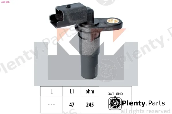 KW 453536 — Sensor, crankshaft pulse Made in Italy - OE Equivalent