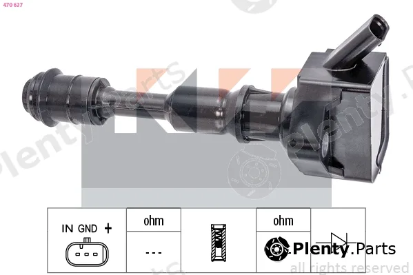KW 470637 — Ignition Coil Made in Italy - OE Equivalent