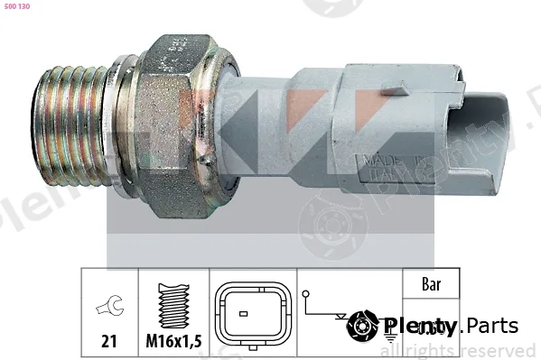 KW 500130 — Oil Pressure Switch Made in Italy - OE Equivalent