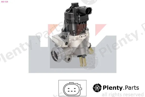 KW 463124 — EGR Valve Made in Italy - OE Equivalent