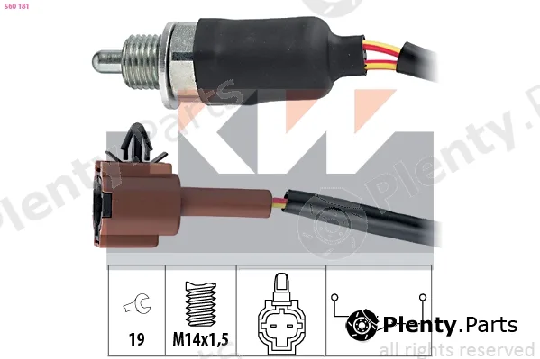 KW 560181 — Switch, reverse light Made in Italy - OE Equivalent