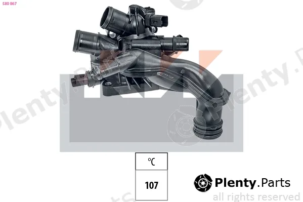 KW 580867 — Thermostat, coolant Made in Italy - OE Equivalent