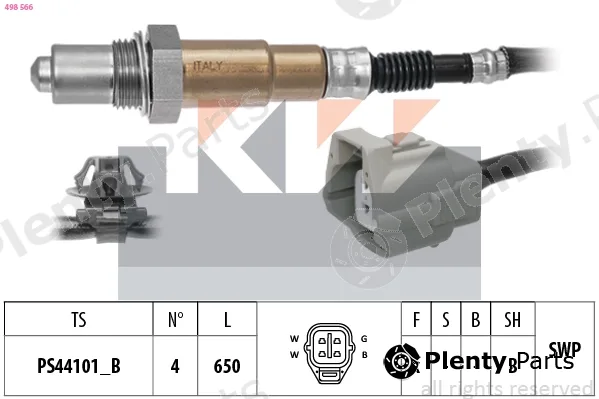 KW 498566 — Lambda Sensor Made in Italy - OE Equivalent