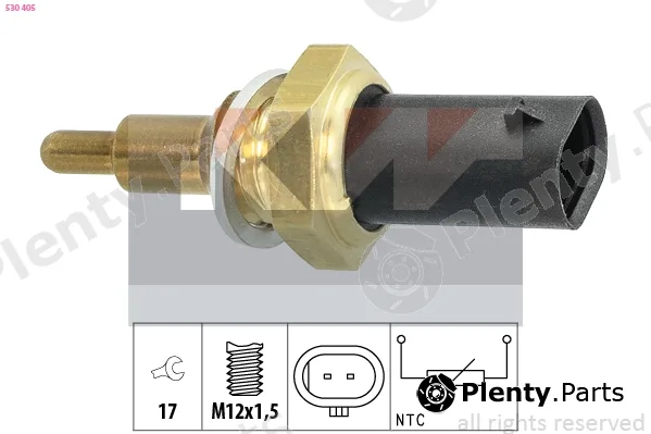 KW 530405 — Sensor, coolant temperature Made in Italy - OE Equivalent