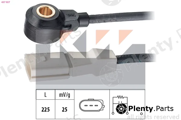 KW 457037 — Knock Sensor Made in Italy - OE Equivalent