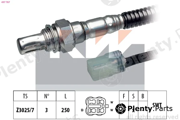 KW 497787 — Lambda Sensor Made in Italy - OE Equivalent