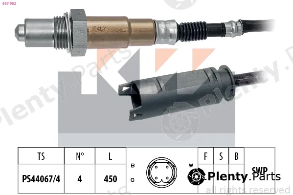 KW 497962 — Lambda Sensor Made in Italy - OE Equivalent