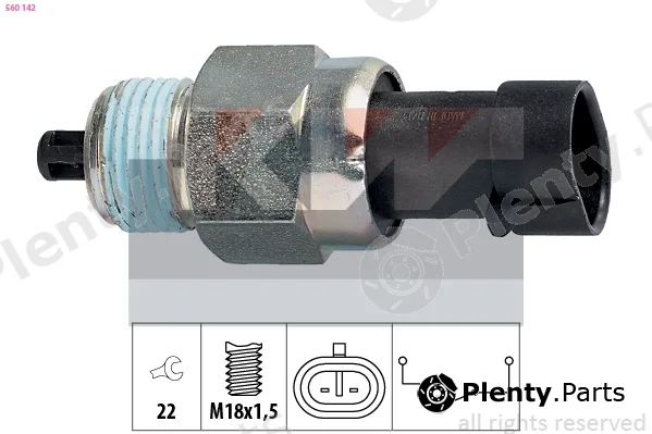 KW 560142 — Switch, reverse light Made in Italy - OE Equivalent