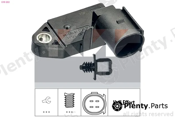 KW 510232 — Stop Light Switch Made in Italy - OE Equivalent