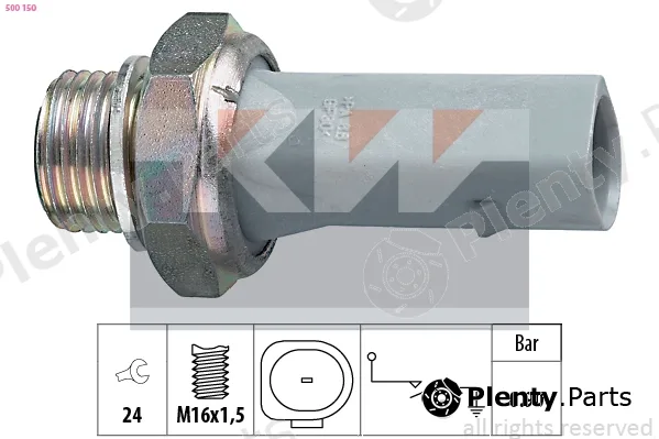 KW 500150 — Oil Pressure Switch Made in Italy - OE Equivalent