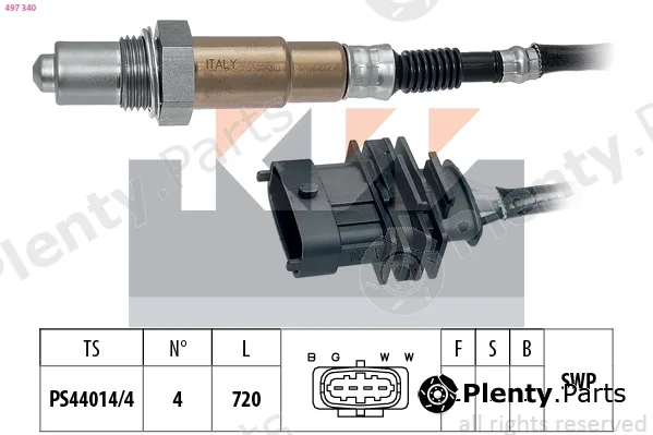 KW 497340 — Lambda Sensor Made in Italy - OE Equivalent