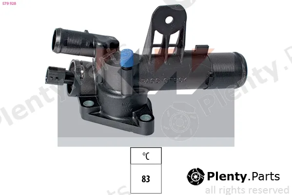 KW 579928 — Thermostat, coolant Made in Italy - OE Equivalent