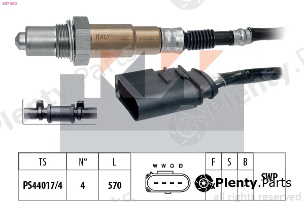 KW 497600 — Lambda Sensor Made in Italy - OE Equivalent