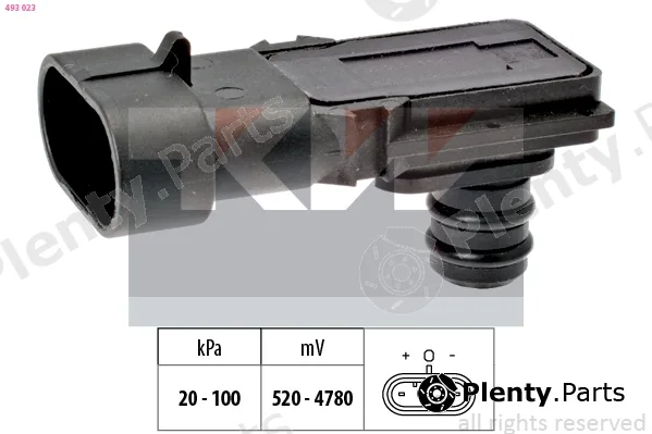 KW 493023 — Air Pressure Sensor, altitude adaption Made in Italy - OE Equivalent