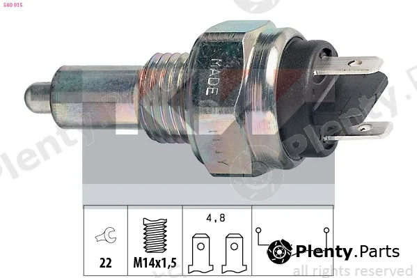 KW 560015 — Switch, reverse light Made in Italy - OE Equivalent