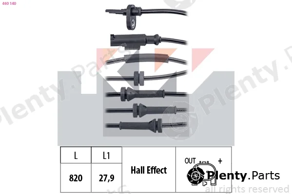 KW 460140 — Sensor, wheel speed Made in Italy - OE Equivalent