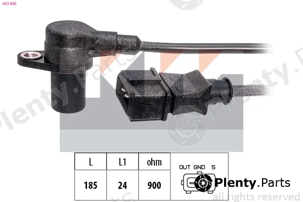 KW 453845 — Sensor, crankshaft pulse Made in Italy - OE Equivalent