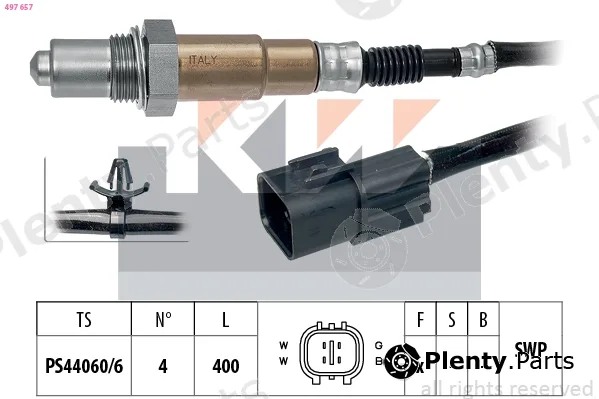 KW 497657 — Lambda Sensor Made in Italy - OE Equivalent