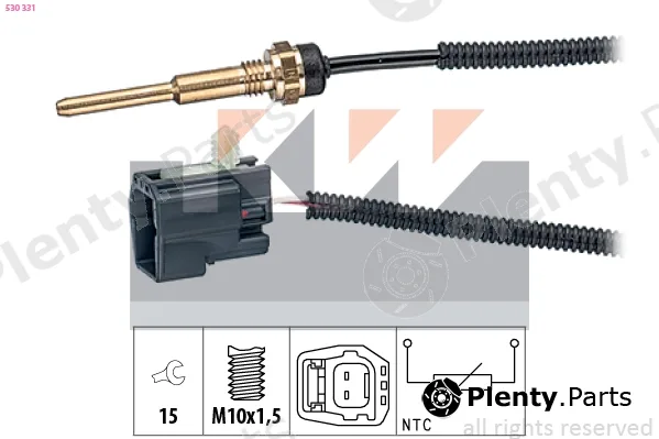 KW 530331 — Sensor, coolant temperature Made in Italy - OE Equivalent
