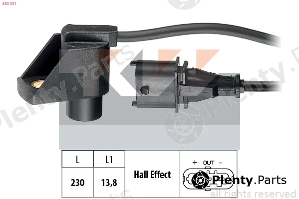 KW 453331 — Sensor, camshaft position Made in Italy - OE Equivalent