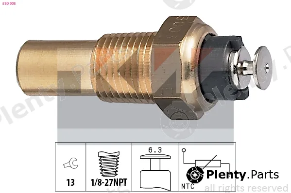 KW 530005 — Sensor, coolant temperature Made in Italy - OE Equivalent