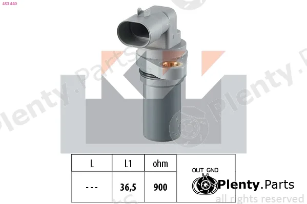 KW 453440 — Sensor, crankshaft pulse Made in Italy - OE Equivalent