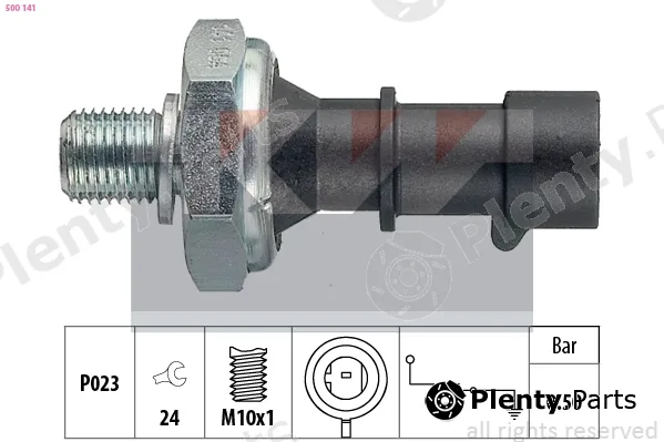 KW 500141 — Oil Pressure Switch Made in Italy - OE Equivalent