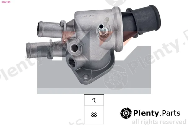 KW 580190 — Thermostat, coolant Made in Italy - OE Equivalent