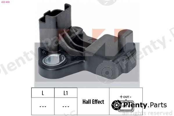 KW 453458 — Sensor, crankshaft pulse Made in Italy - OE Equivalent
