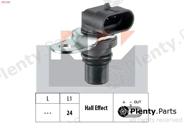 KW 453343 — Sensor, camshaft position Made in Italy - OE Equivalent