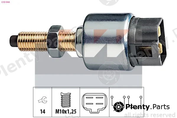 KW 510044 — Stop Light Switch Made in Italy - OE Equivalent