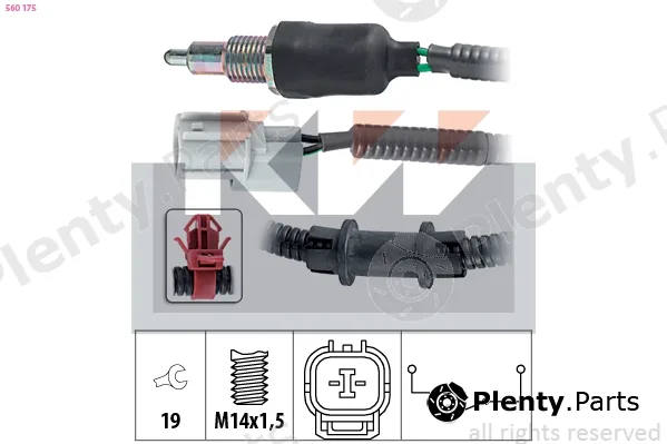 KW 560175 — Switch, reverse light Made in Italy - OE Equivalent