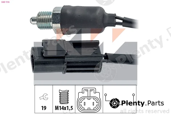 KW 560116 — Switch, reverse light Made in Italy - OE Equivalent