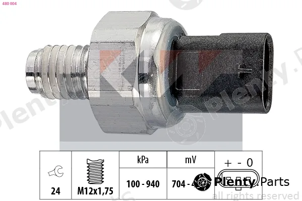 KW 480004 — Sensor, oil pressure Made in Italy - OE Equivalent