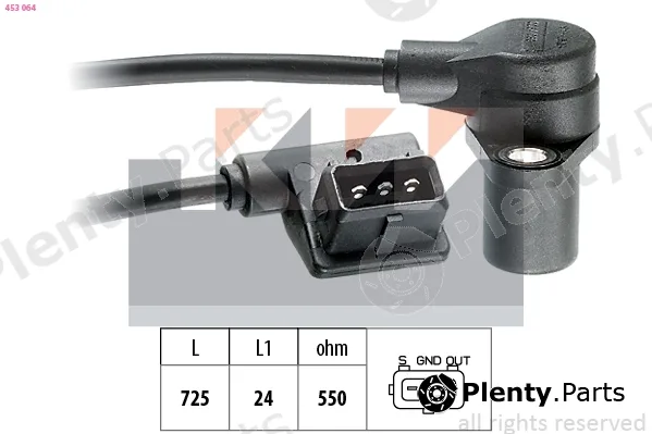 KW 453064 — Sensor, crankshaft pulse Made in Italy - OE Equivalent