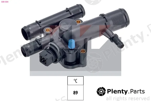 KW 580504 — Thermostat, coolant Made in Italy - OE Equivalent