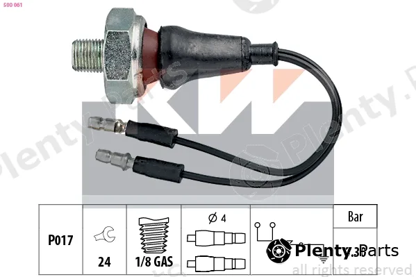 KW 500061 — Oil Pressure Switch Made in Italy - OE Equivalent