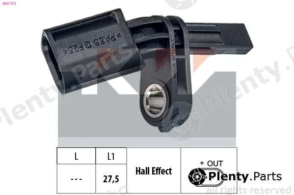 KW 460173 — Sensor, wheel speed Made in Italy - OE Equivalent