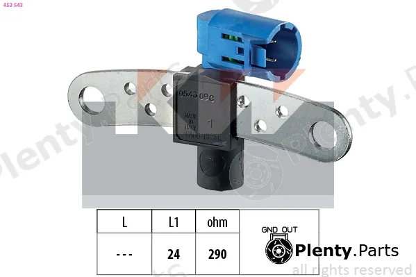 KW 453543 — Sensor, crankshaft pulse Made in Italy - OE Equivalent