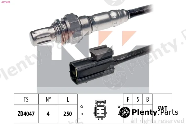 KW 497625 — Lambda Sensor Made in Italy - OE Equivalent