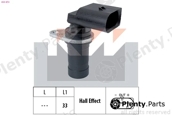 KW 453472 — Sensor, crankshaft pulse Made in Italy - OE Equivalent